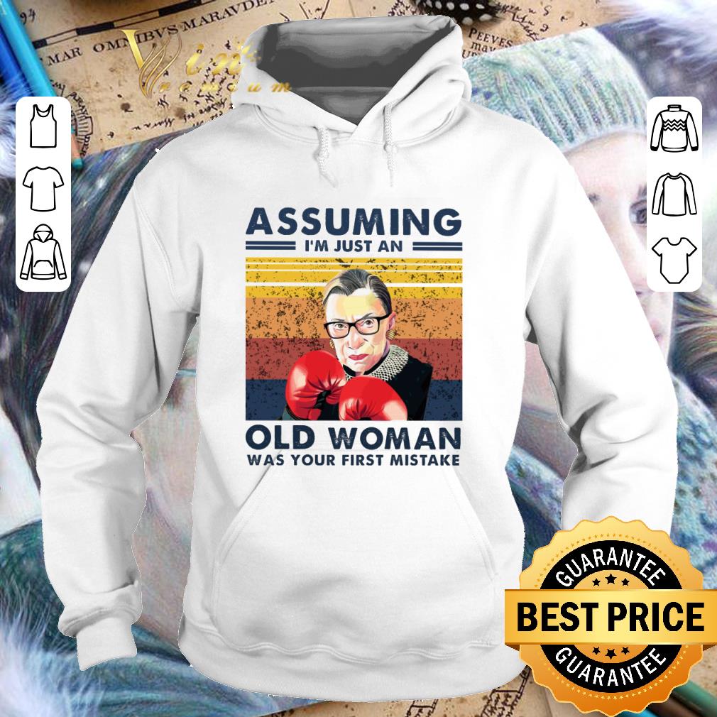 af10cdb1 best rip rbg assuming i m just an old woman was your first mistake shirt 4 - Best RIP RBG Assuming I'm just an old woman was your first mistake shirt