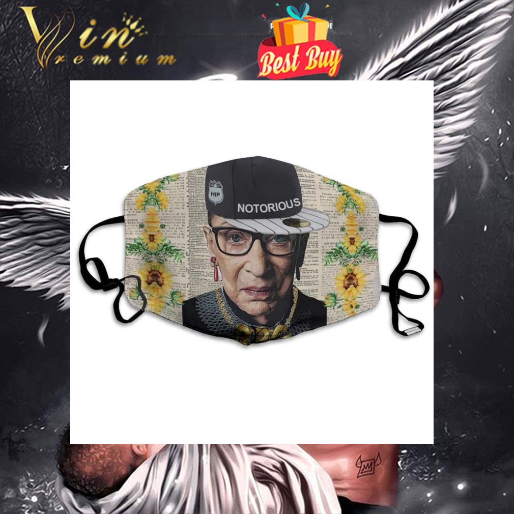 When There Are Nine Ruth Bader Ginsburg RBG RIP Notorious face mask