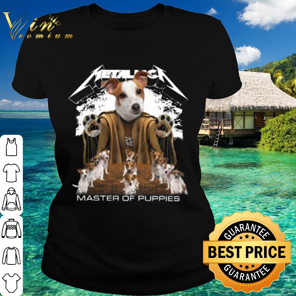 Best Russell Terrier mashup Metallica Master Of Puppies shirt