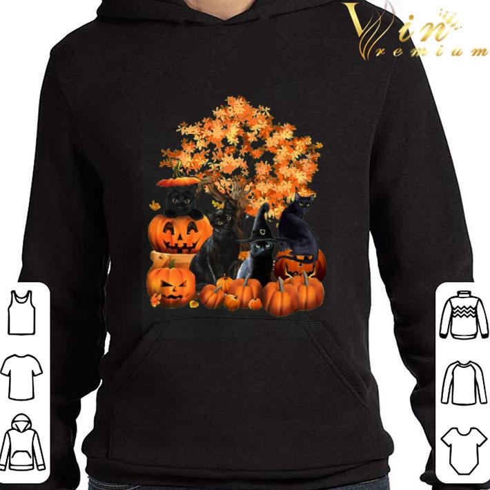 Black Cat Pumpkins Halloween shirt d07cf641 black cat pumpkins halloween shirt 4 - Black Cat Pumpkins Halloween shirt