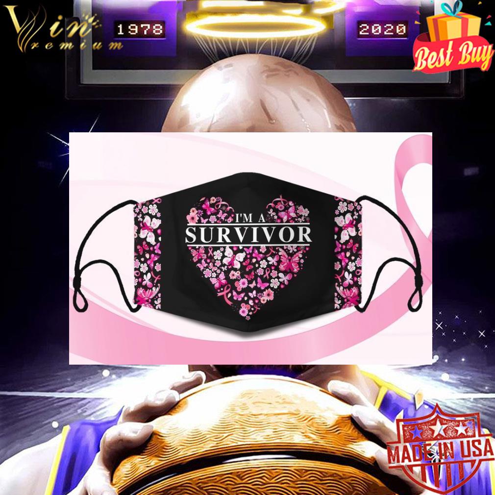 d210a5a9 breast cancer heart i m a survivor face mask 4 - Breast Cancer heart i'm a survivor face mask