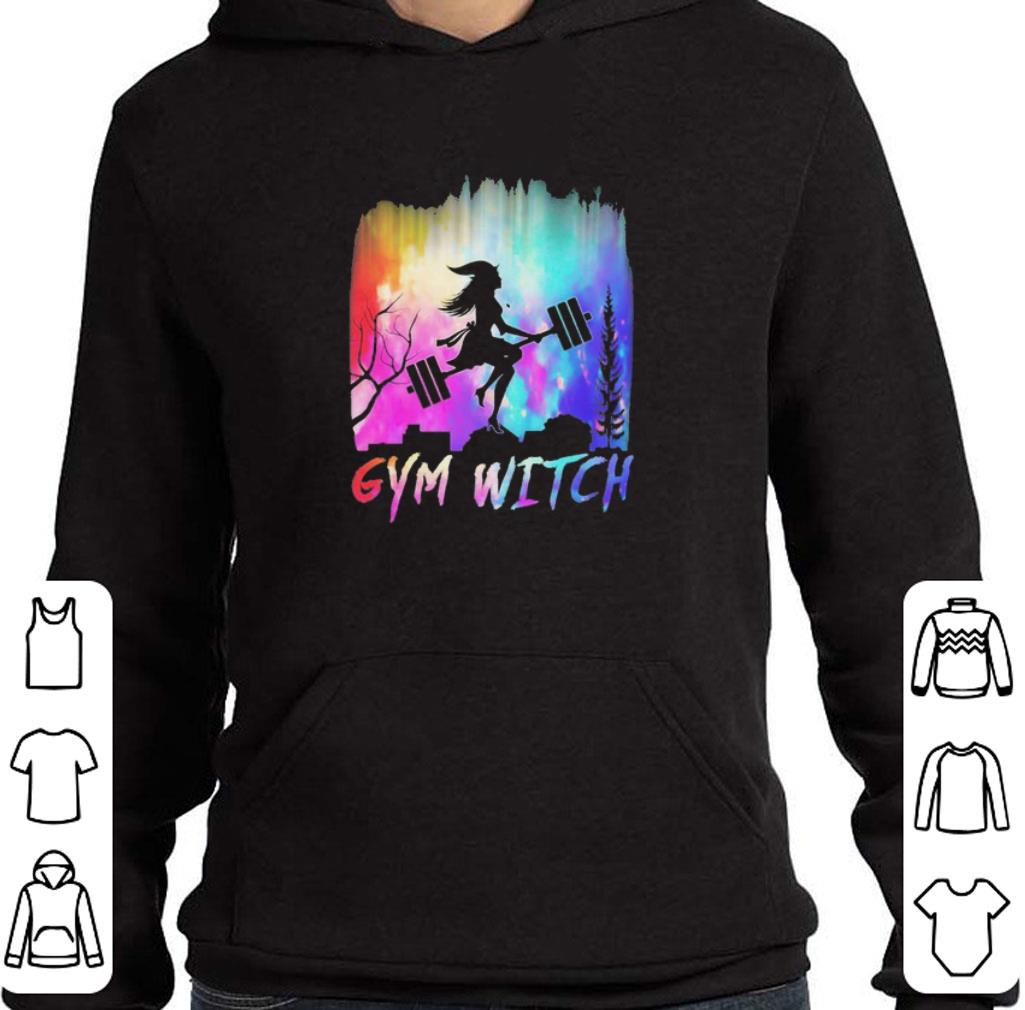 d22a159f premium gym witch ufo retro halloween shirt 4 - Premium Gym witch UFO Retro Halloween shirt