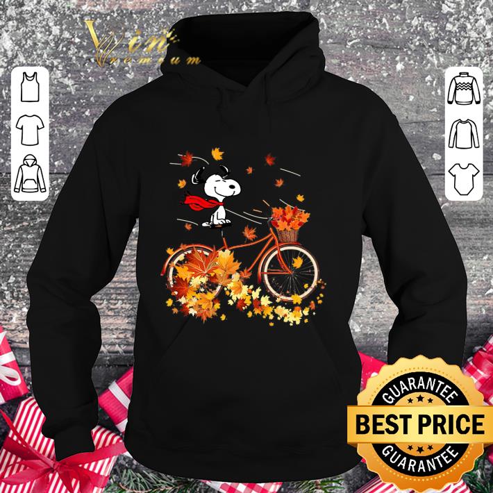 Hot Snoopy sitting on bicycle autumn leaves shirt d2affc3d hot snoopy sitting on bicycle autumn leaves shirt 4 - Hot Snoopy sitting on bicycle autumn leaves shirt