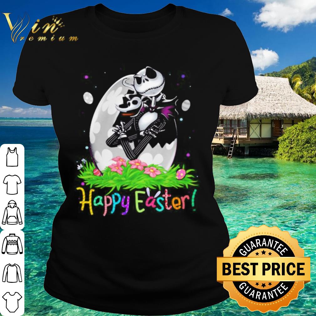 Nice Disney jack skellington happy easter flower shirt