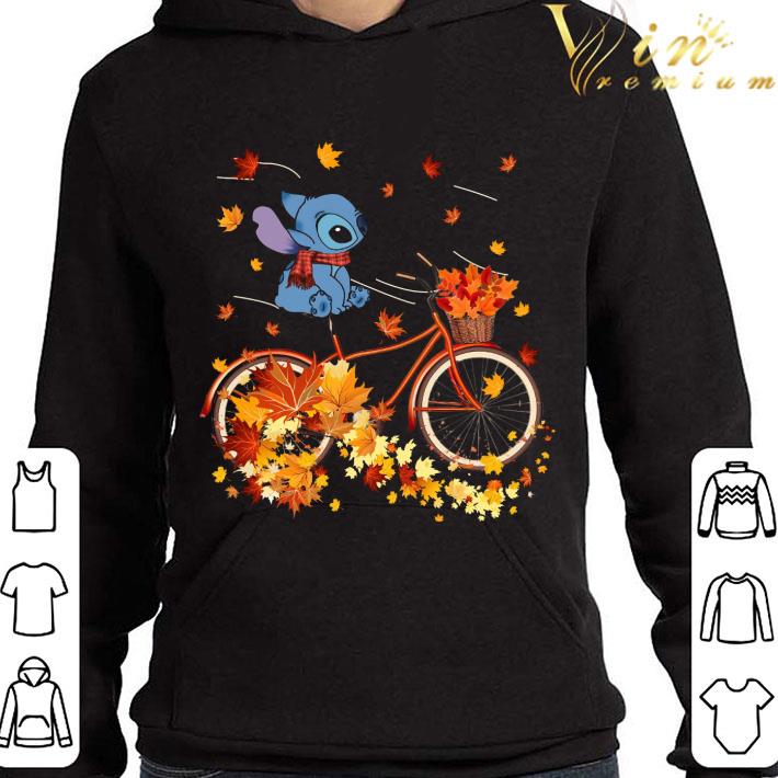 Stitch sitting on bicycle autumn leaf shirt dbcefe48 stitch sitting on bicycle autumn leaf shirt 4 - Stitch sitting on bicycle autumn leaf shirt