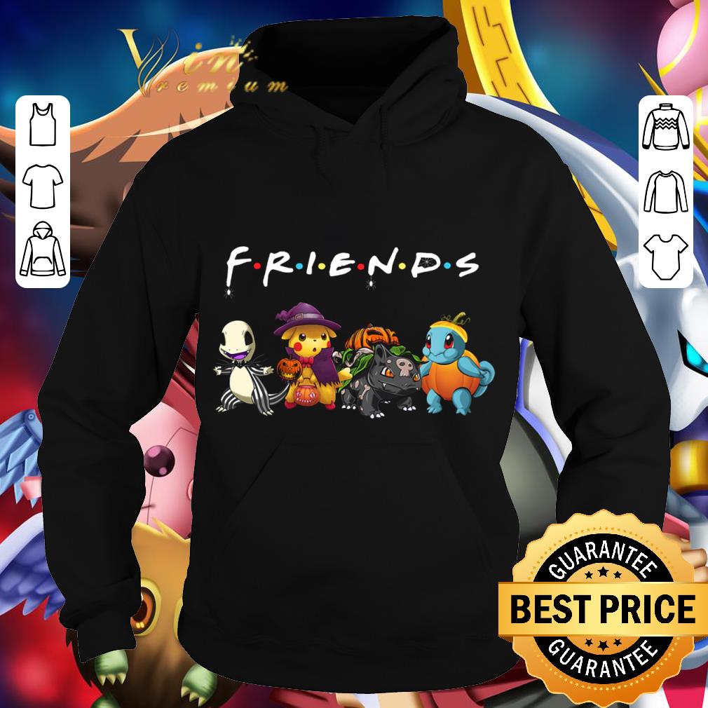 fcbe42cc official friends hitokage pikachu fushigidane squirtle halloween shirt 4 - Official Friends Hitokage Pikachu Fushigidane Squirtle Halloween shirt