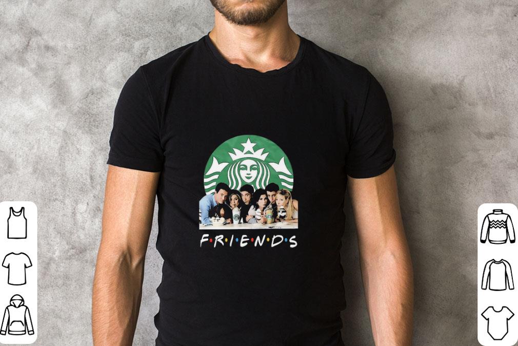 Awesome Friends characters Starbucks Coffee shirt