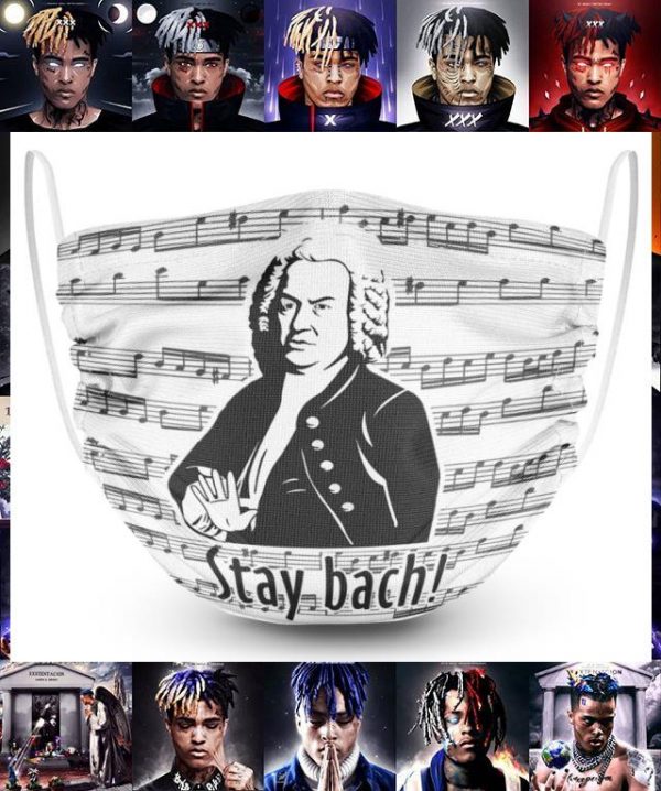 Johann Sebastian Bach Stay Bach Face Mask