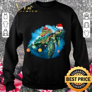 Best Turtle Sea Christmas shirt 2