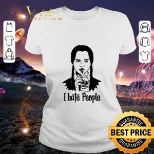 Awesome Wednesday Addams I Hate People shirt 1