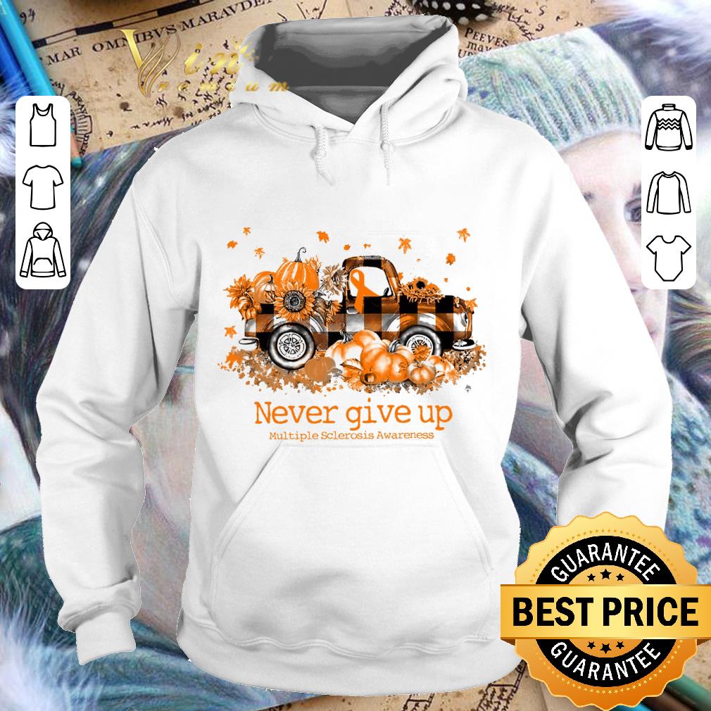 197189cb awesome truck never give up multiple sclerosis awareness shirt 4 - Awesome Truck Never Give Up Multiple Sclerosis Awareness shirt