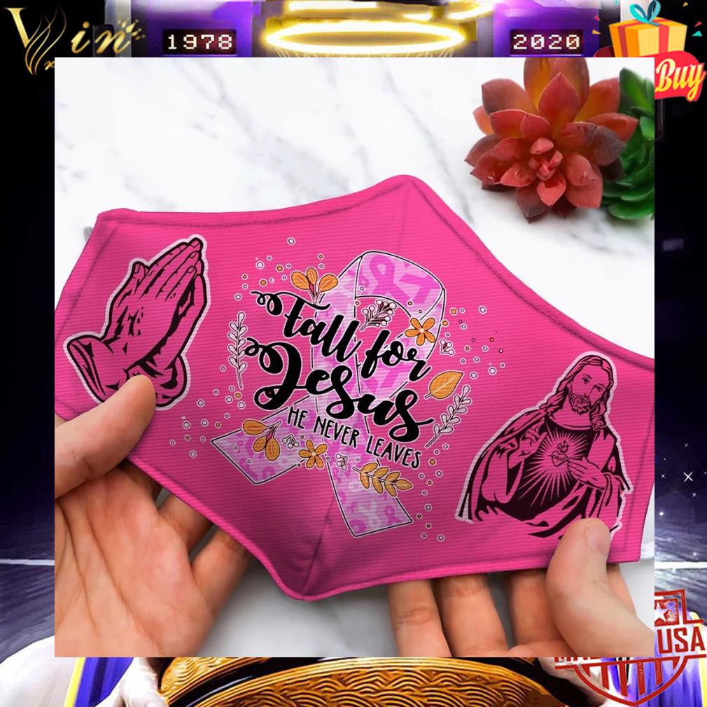 2cf27931 breast cancer awareness fall for jesus face mask 4 - Breast Cancer Awareness Fall For Jesus Face Mask