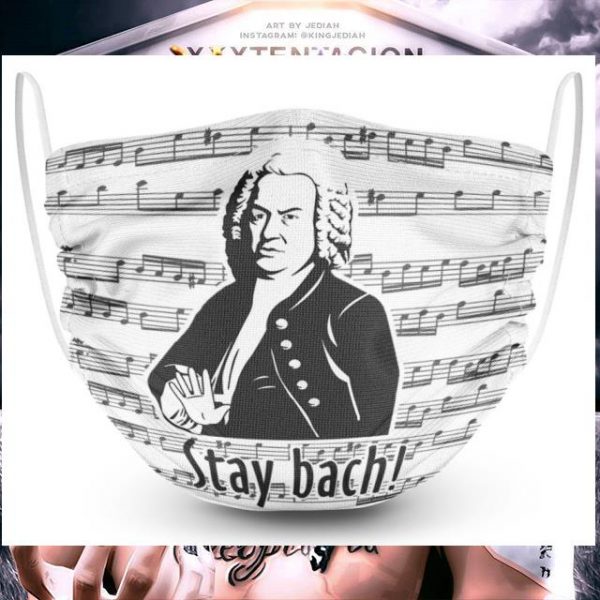 Johann Sebastian Bach Stay Bach Face Mask