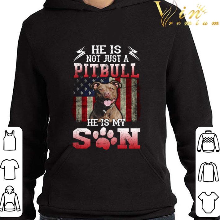 4af1c679 he is not just a pitbull american flag he is my son shirt 4 - He is not just a Pitbull American flag he is my son shirt