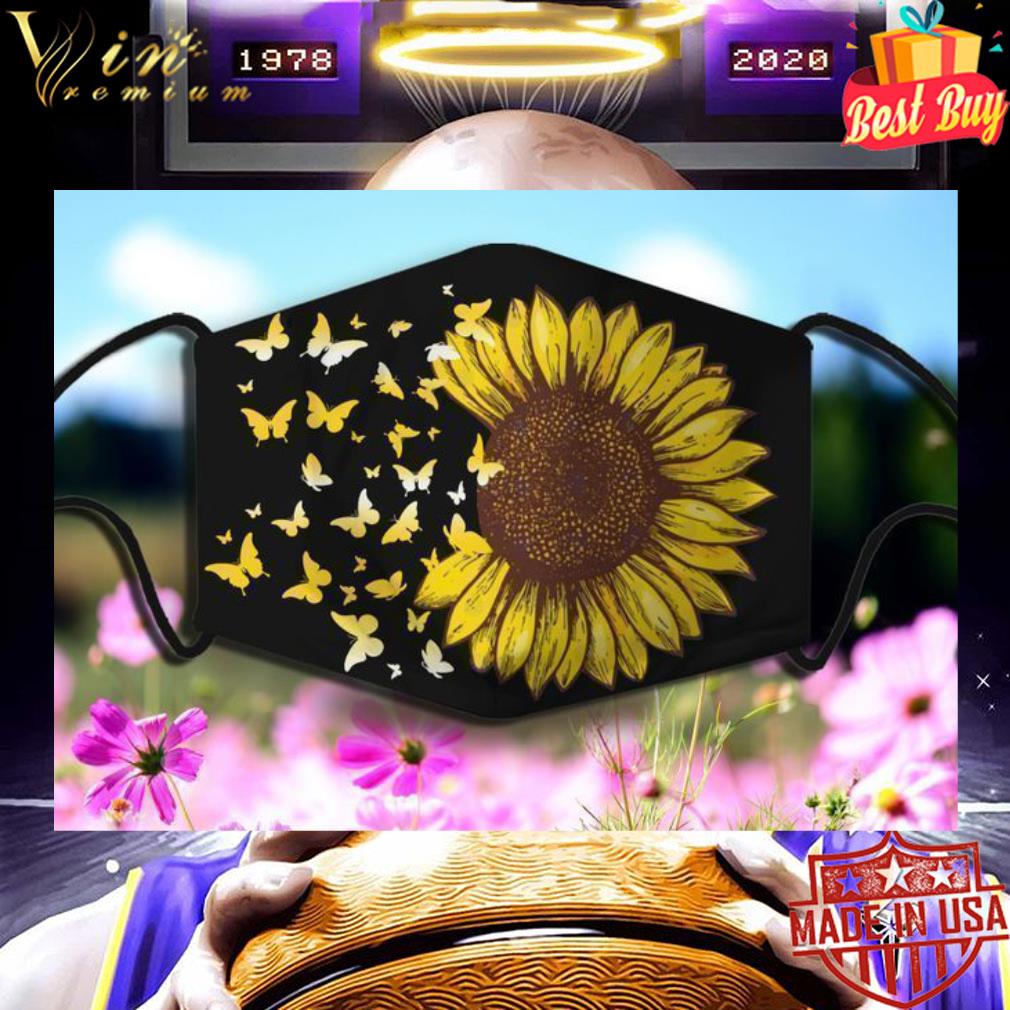 Beautiful butterfly sunflower face mask 4ca22032 beautiful butterfly sunflower face mask 4 - Beautiful butterfly sunflower face mask