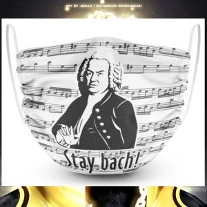 Johann Sebastian Bach Stay Bach Face Mask 2