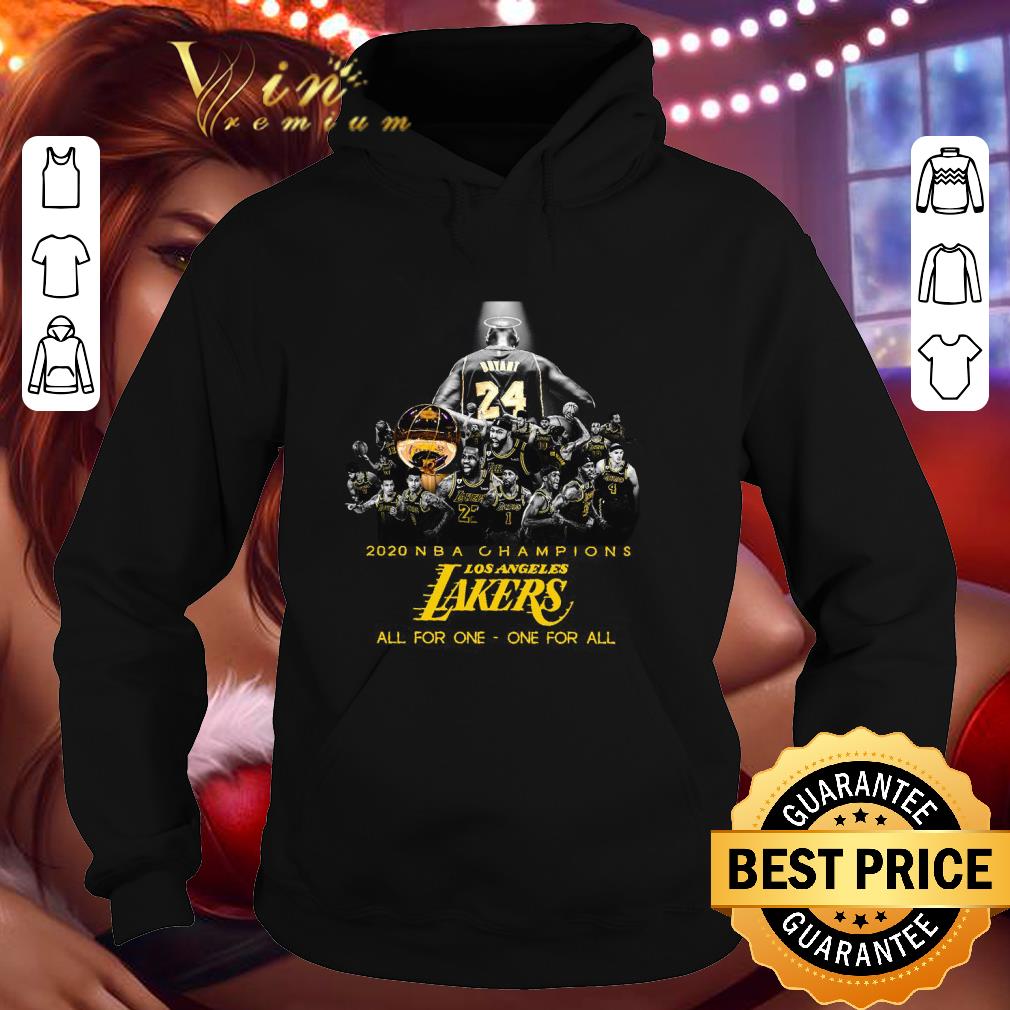 Bryant 2020 NBA champions Los Angeles Lakers all for one one for all shirt 6e8106be bryant 2020 nba champions los angeles lakers all for one one for all shirt 4 - Bryant 2020 NBA champions Los Angeles Lakers all for one one for all shirt