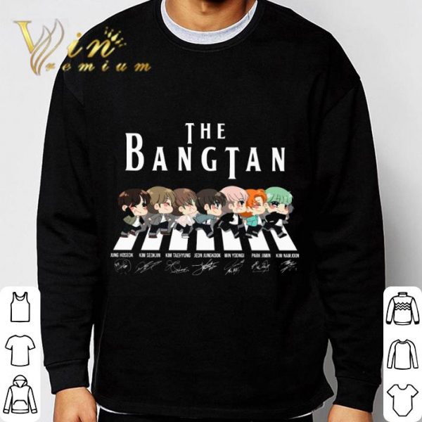 BTS The Bangtan Abbey Road Signatures shirt