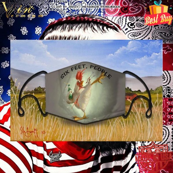 Chicken six feet people face mask