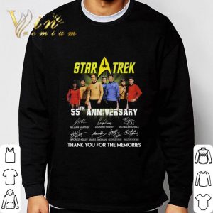 Star Trek 55th anniversary signatures shirt 2