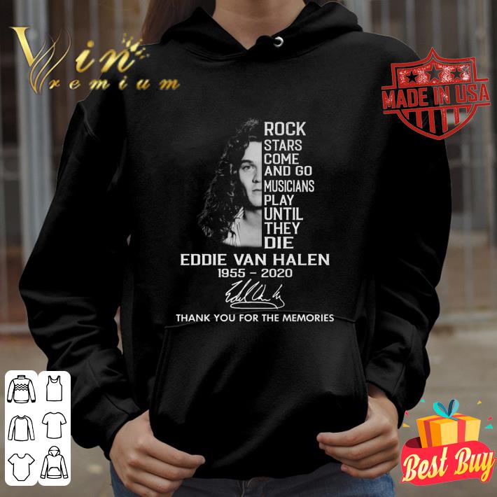 86fd1cf3 official eddie van halen rock stars come and go musicians play until they die shirt 4 - Official Eddie Van Halen Rock Stars Come And Go Musicians Play Until They Die shirt