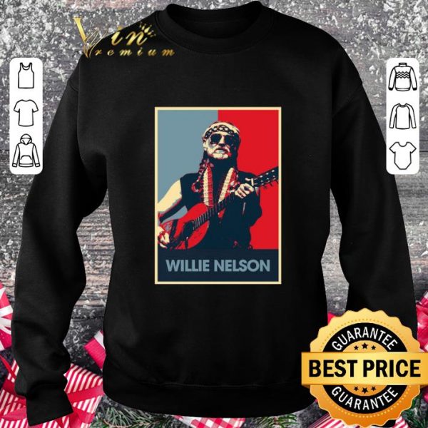 Best Willie Nelson art vintage shirt