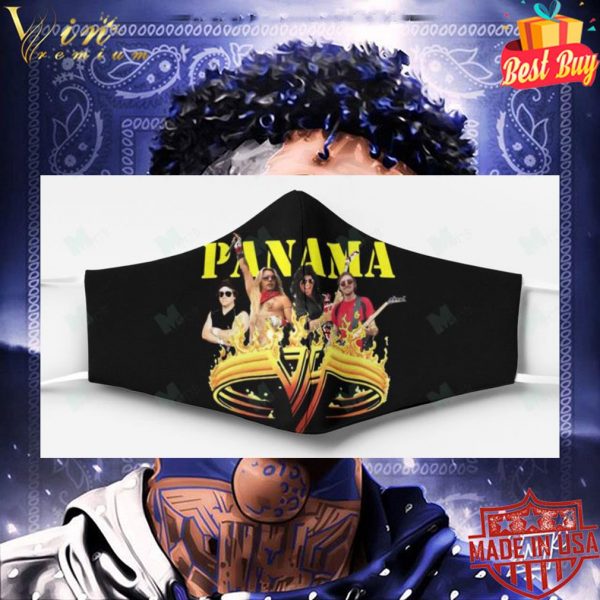 Panama Van Halen face mask