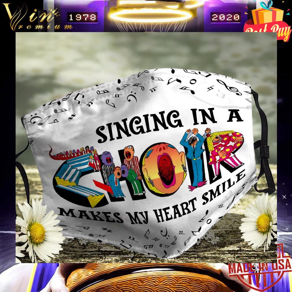 9c3919ed singing in a choir fakes my heart smile face mask 4 - Singing in a choir fakes my heart smile face mask