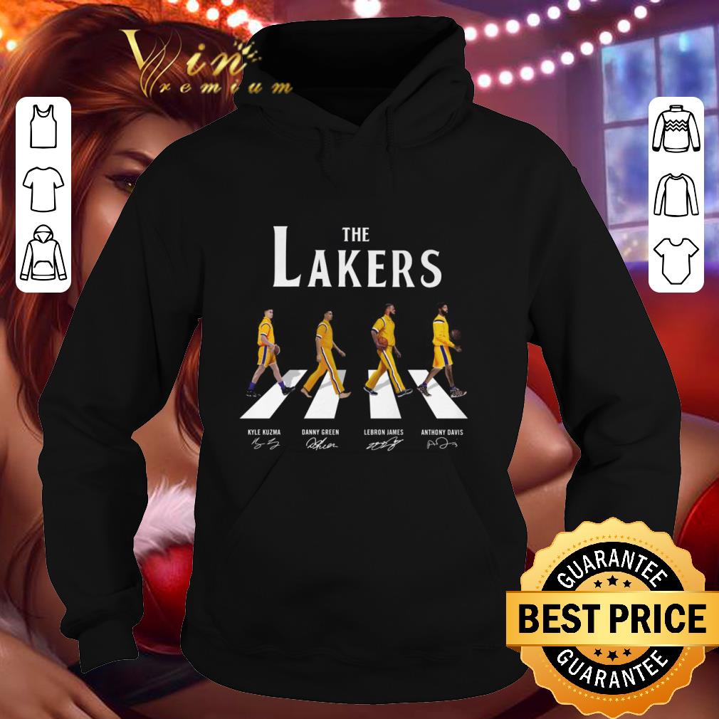 ba487691 the los angeles lakers abbey road signatures shirt 4 - The Los Angeles Lakers Abbey Road signatures shirt