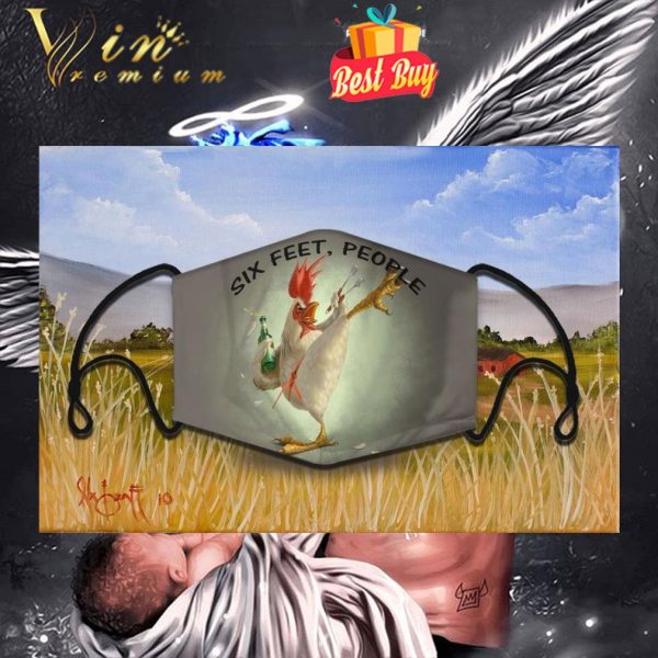 Chicken six feet people face mask