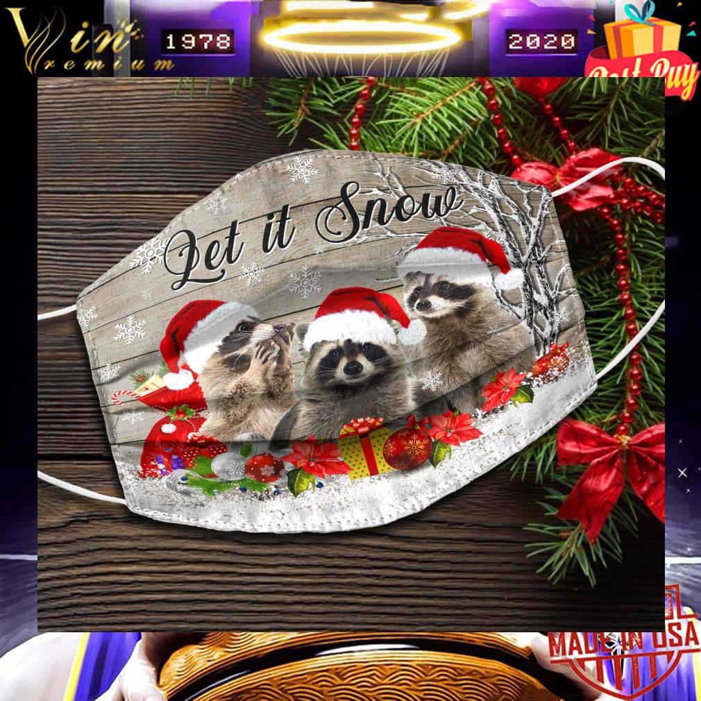 Raccoon let it snow face mask c3987d3f raccoon let it snow face mask 4 - Raccoon let it snow face mask
