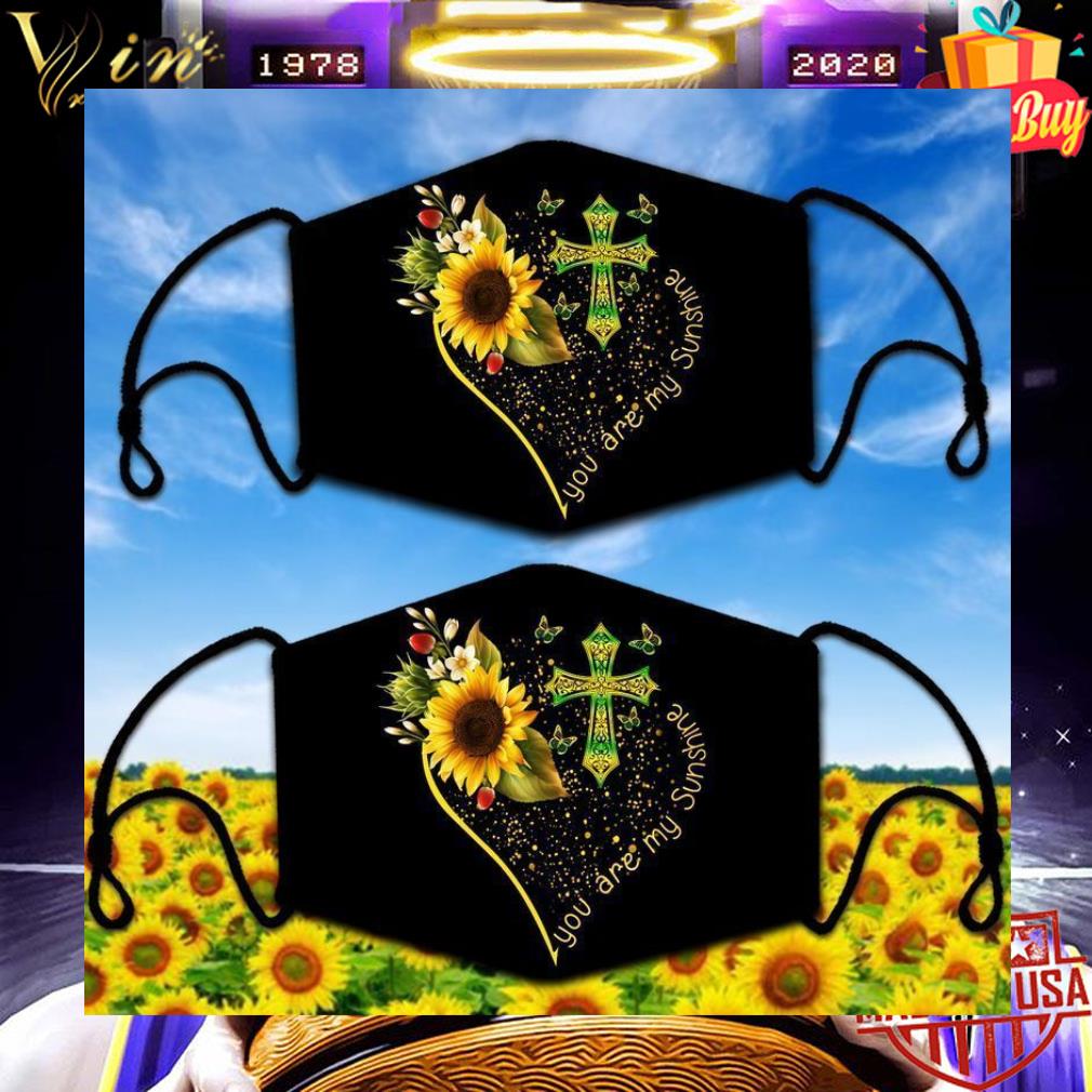 d5d115c1 cross sunflower you are my sunshine face mask 4 - Cross sunflower you are my sunshine face mask