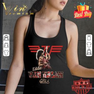 Best Logo Eddie Van Halen play guitarist signature shirt 2