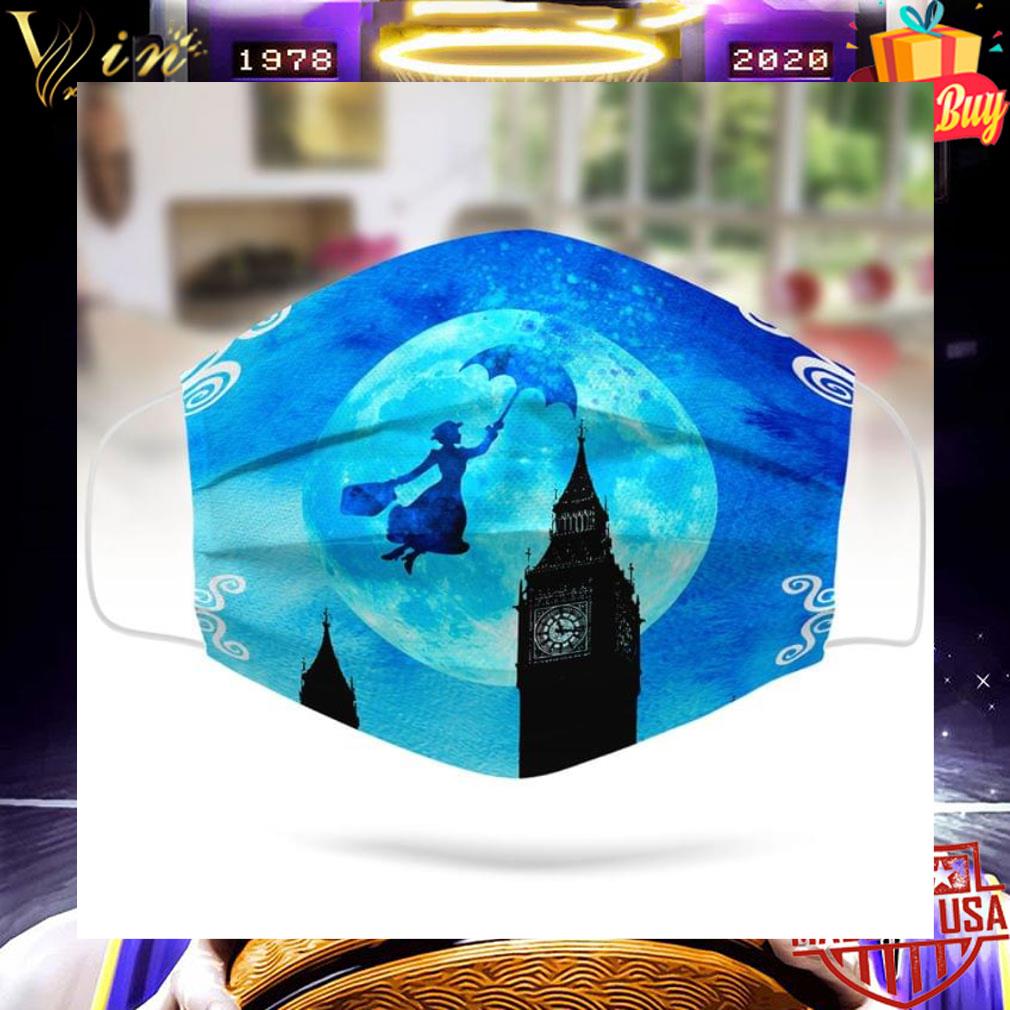 eb5253e1 mary poppins flying umbrella london night face mask 4 - Mary Poppins flying umbrella London night face mask