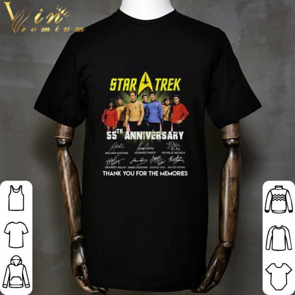 Star Trek 55th anniversary signatures shirt