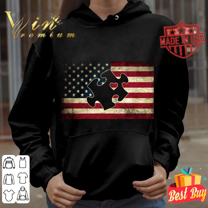 f804768e best american flag autism awareness shirt 4 - Best American Flag Autism Awareness shirt