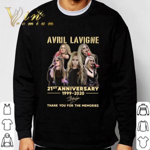 Thank you Avril Lavigne 21st Anniversary 1999-2020 Signature shirt 2