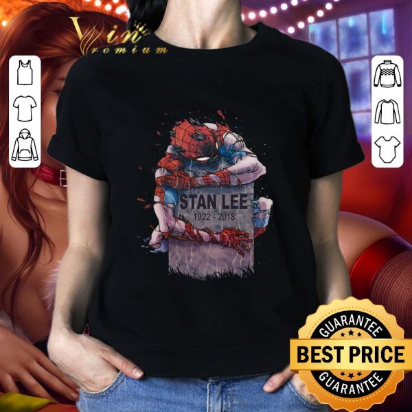 Funny Spider-man RIP Stan Lee 1922-2018 shirt