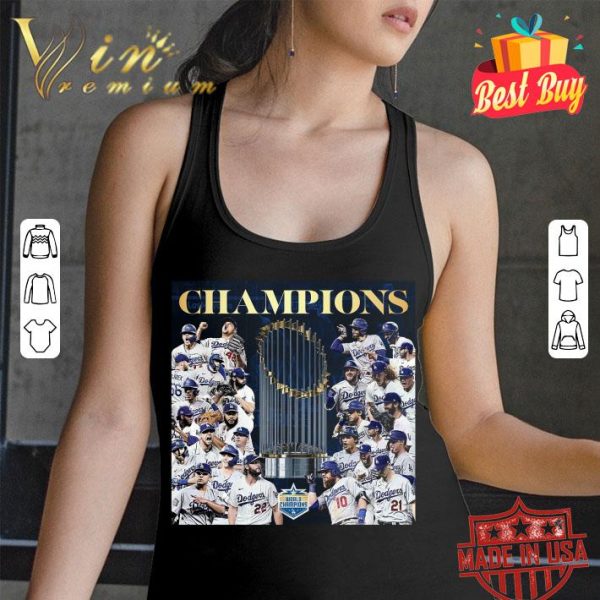 Premium 2020 World Champions Los Angeles Dodgers team baseball player shirt