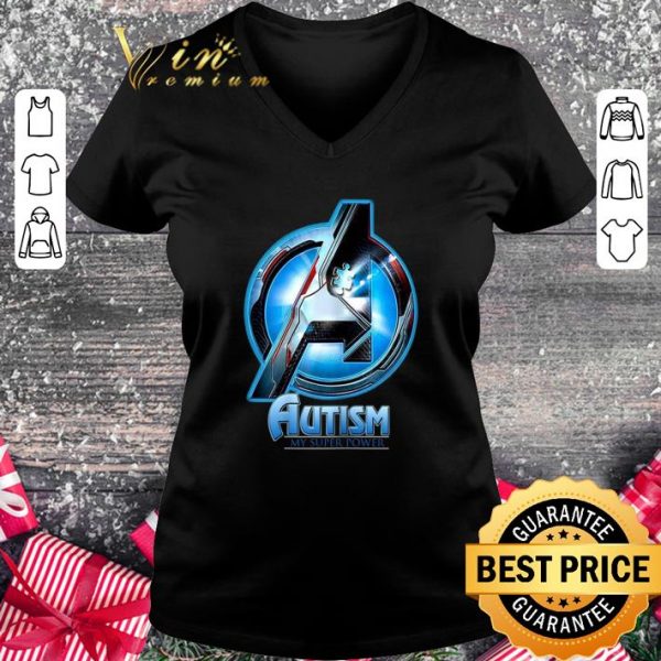 Best Logo Avengers Autism Awareness My Super Power shirt