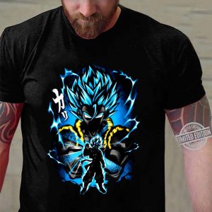 Funny Gogeta SSJ Blue Son Goku Fusion Vegeta Dragon Ball Z shirt 2