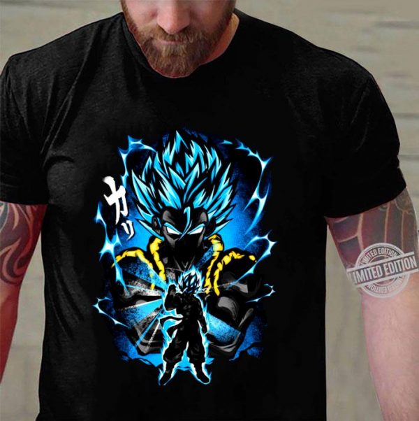 Funny Gogeta SSJ Blue Son Goku Fusion Vegeta Dragon Ball Z shirt