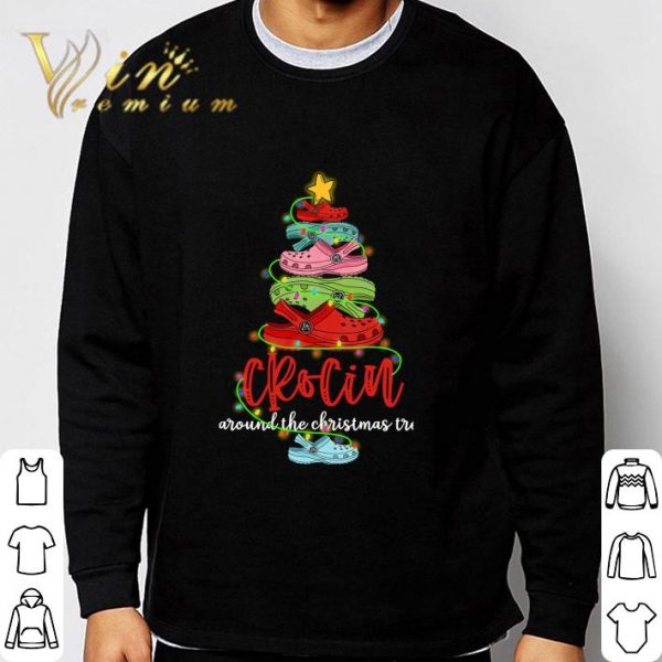 Crocs Crocin around the Christmas tree shirt