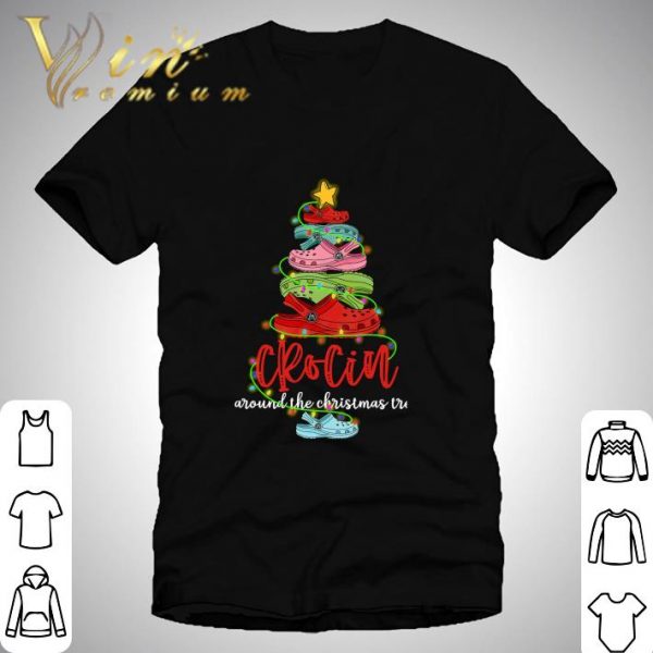 Crocs Crocin around the Christmas tree shirt