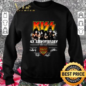 Official Kiss Band 47th Anniversary Member Signed shirt 2