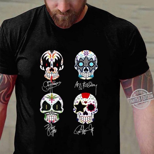 Best Kiss Mashup Sugar Skull Signatures shirt