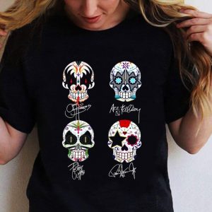 Best Kiss Mashup Sugar Skull Signatures shirt 1