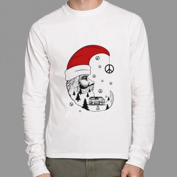 Santa Moon Peace Sign shirt
