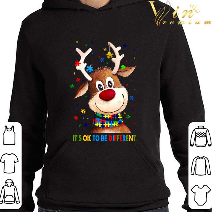 Reindeer Autism it's ok to be different shirt 147fa1d9 reindeer autism it s ok to be different shirt 4 - Reindeer Autism it's ok to be different shirt