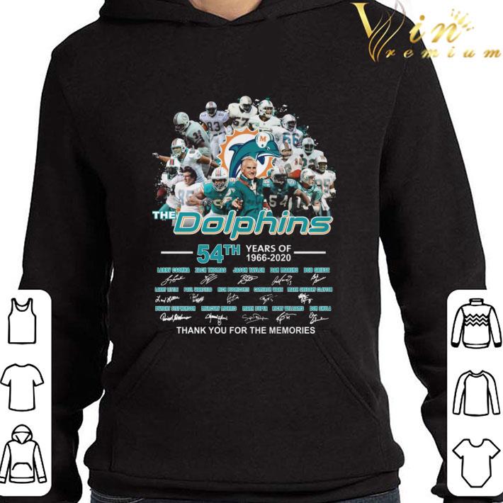 14da88b8 miami dolphins the dolphins 54th years of 1966 2020 signatures shirt 4 - Miami Dolphins The Dolphins 54th Years Of 1966-2020 signatures shirt